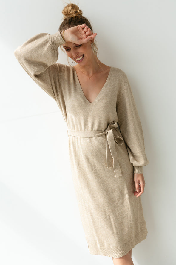 Ril Reversible Dress Natural