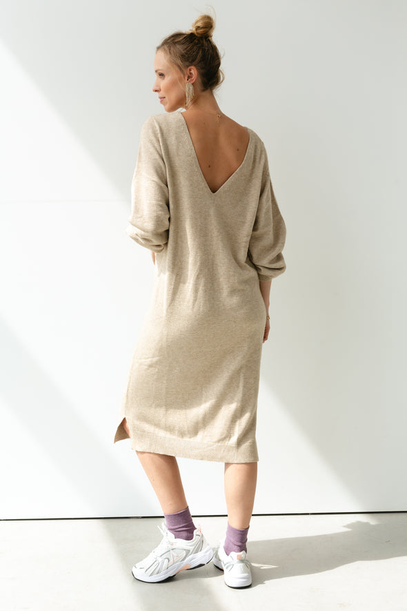 Ril Reversible Dress Natural