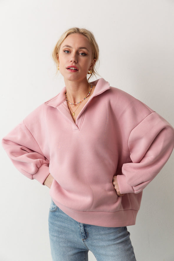 Kate Preppy Sweater Blush