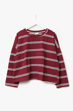 Farrow LS Top Bordeaux