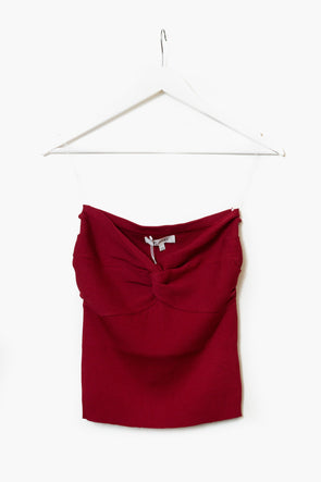 Luen Strapless Top Bordeaux