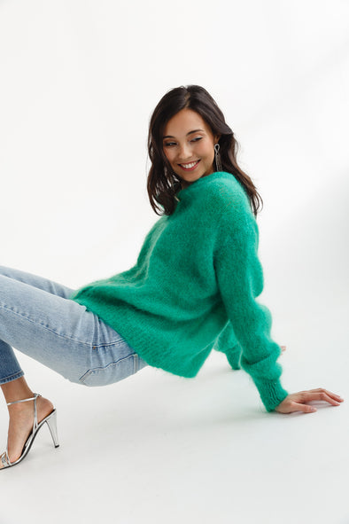 Maren Mohair Knit Green