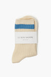 Her Varsity Socks Blue