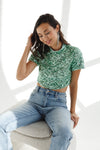 Fox Sequins Top Green