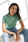 Fox Sequins Top Green