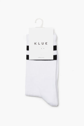 White Tennis Organic Cotton Socks