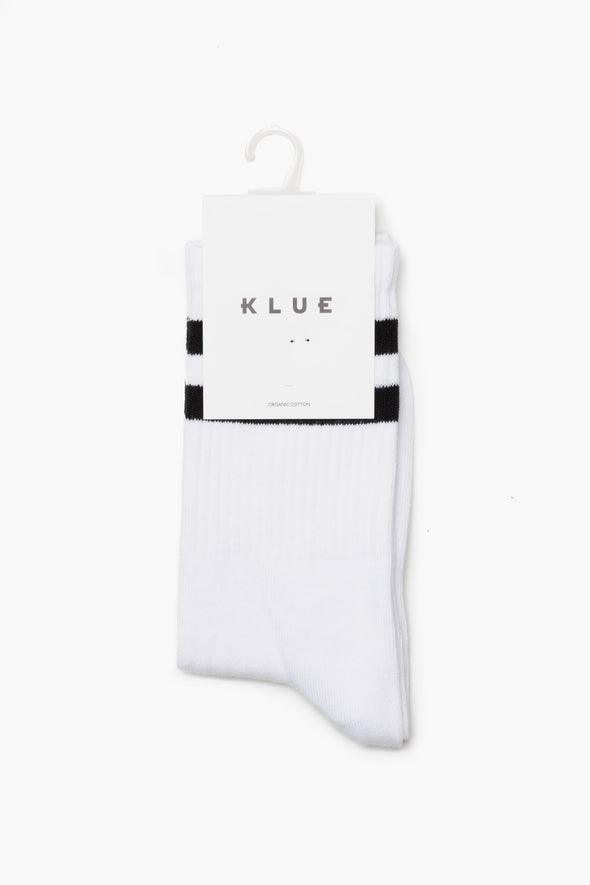 White Tennis Organic Cotton Socks