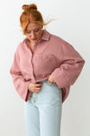 Dixie Oversized Shirt Pink