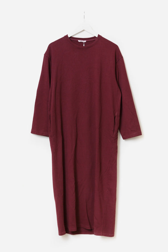 Blair Cotton Sweaterdress Bordeaux