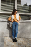Dex Rib Veste Offwhite