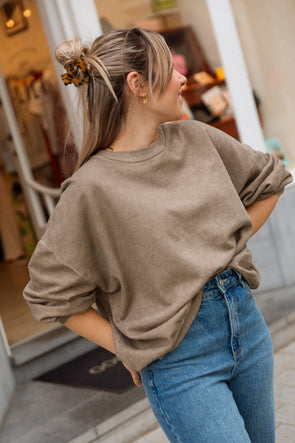 Diane Vintage Sweater Mud