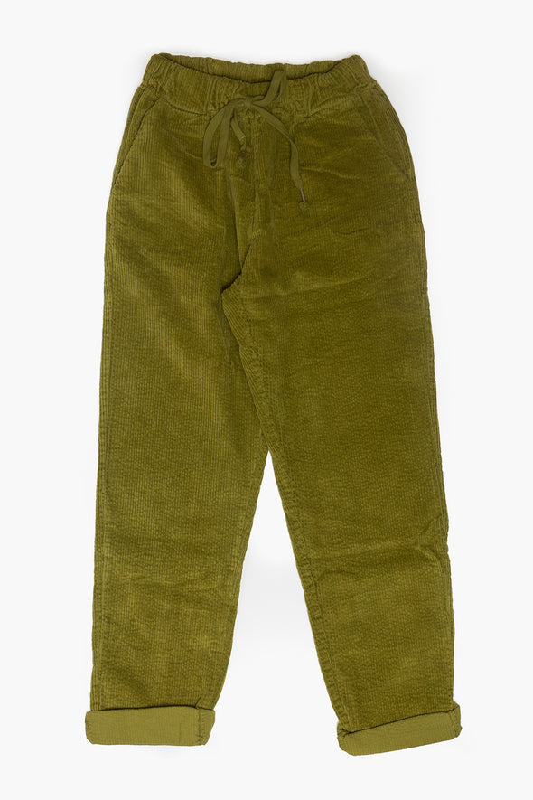 Axelle Rib Trousers Olive