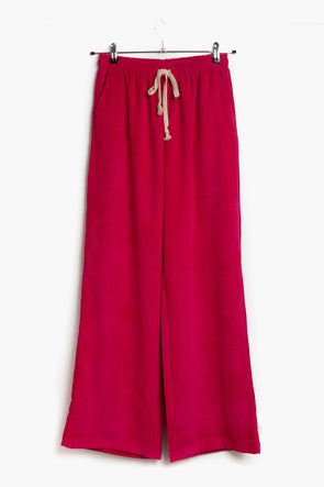 Avery Rib Trousers Raspberry