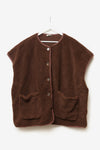 Robin Teddy Vest Chocolate