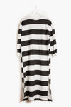 Bryce Striped Dress Black
