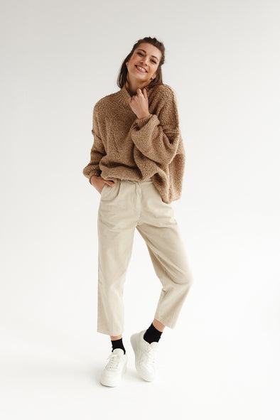 Noah Teddy Knit Camel