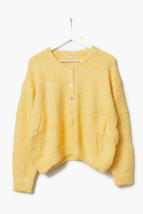 Maddie Cardigan Yellow