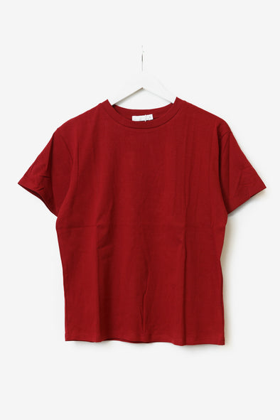 Carmel Boxy T-Shirt Bordeaux