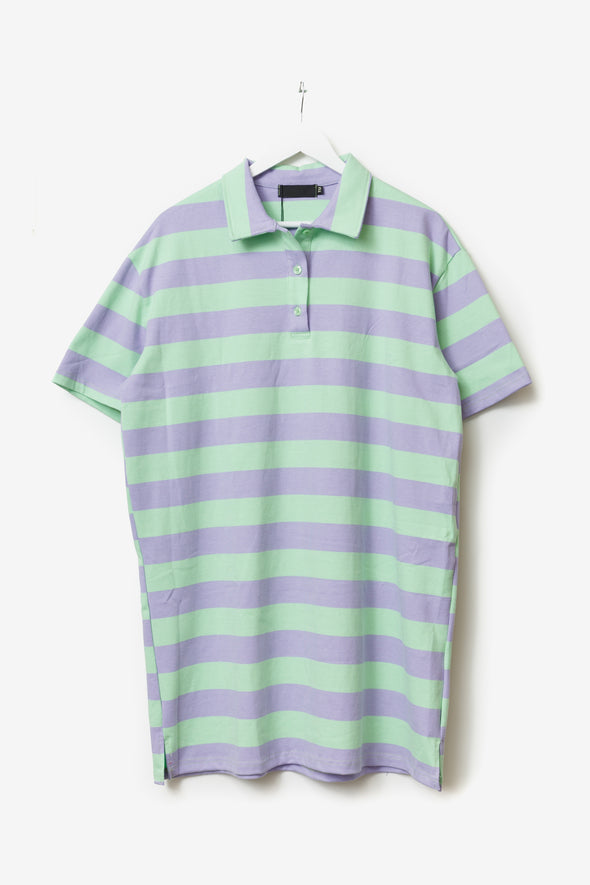 Isi Polo Dress Apple Green/Lilac