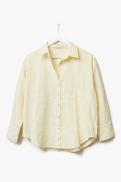 Belton Shirt Butter Yellow Stripes