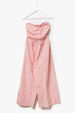 Pia Jumpsuit Red Stripes