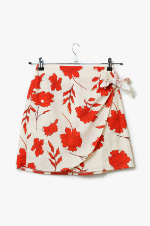 Poppy Flower Skirt