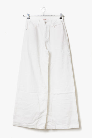 Giovani Very Wide Jeans White