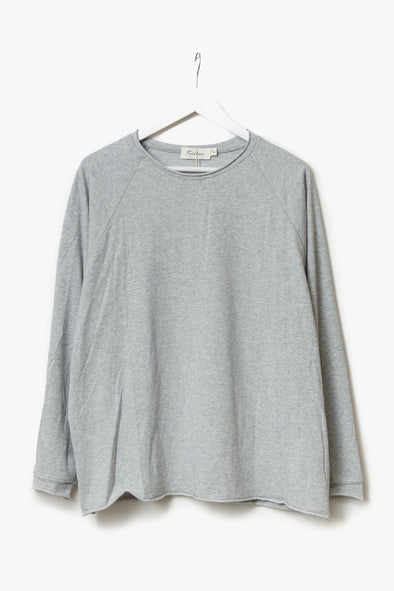 Lois Oversized Top Light Grey