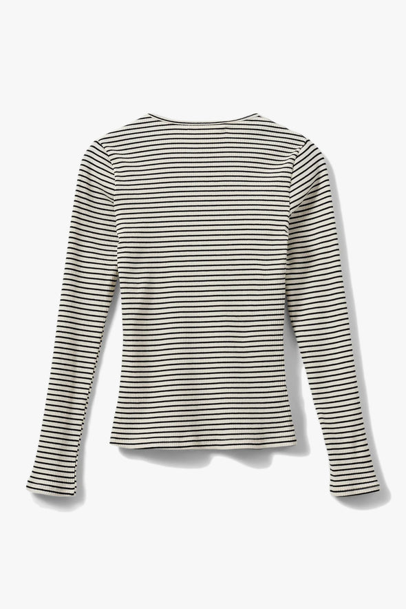 Pax LS T-Shirt Black Stripes