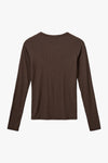 Petricia LS T-Shirt Brown Fudge