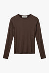 Petricia LS T-Shirt Brown Fudge