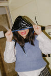 Bobbie Raincap Shiny Black/Lavender