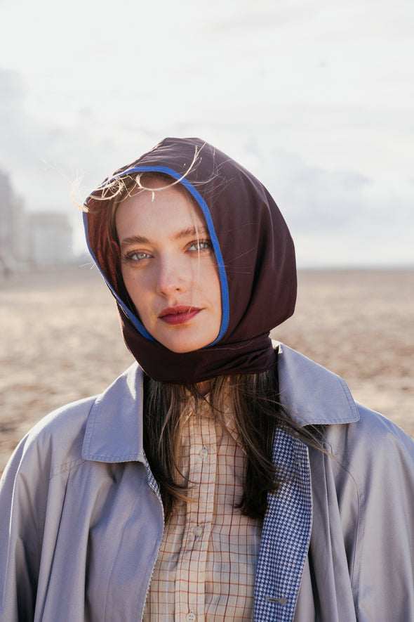 Tasnim Raincap Brown/Blue
