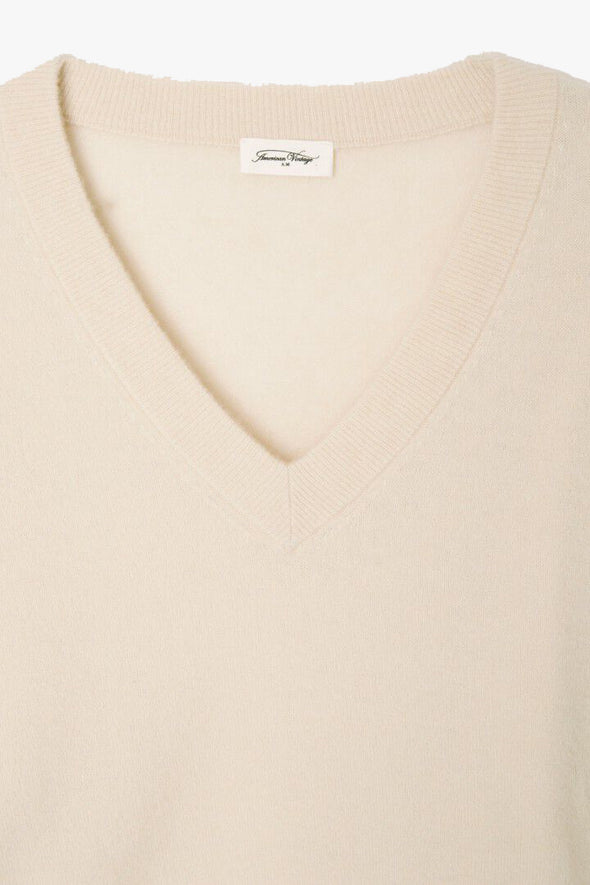 Raxow V-Neck Knit Naturel