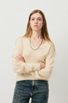 Raxow V-Neck Knit Naturel