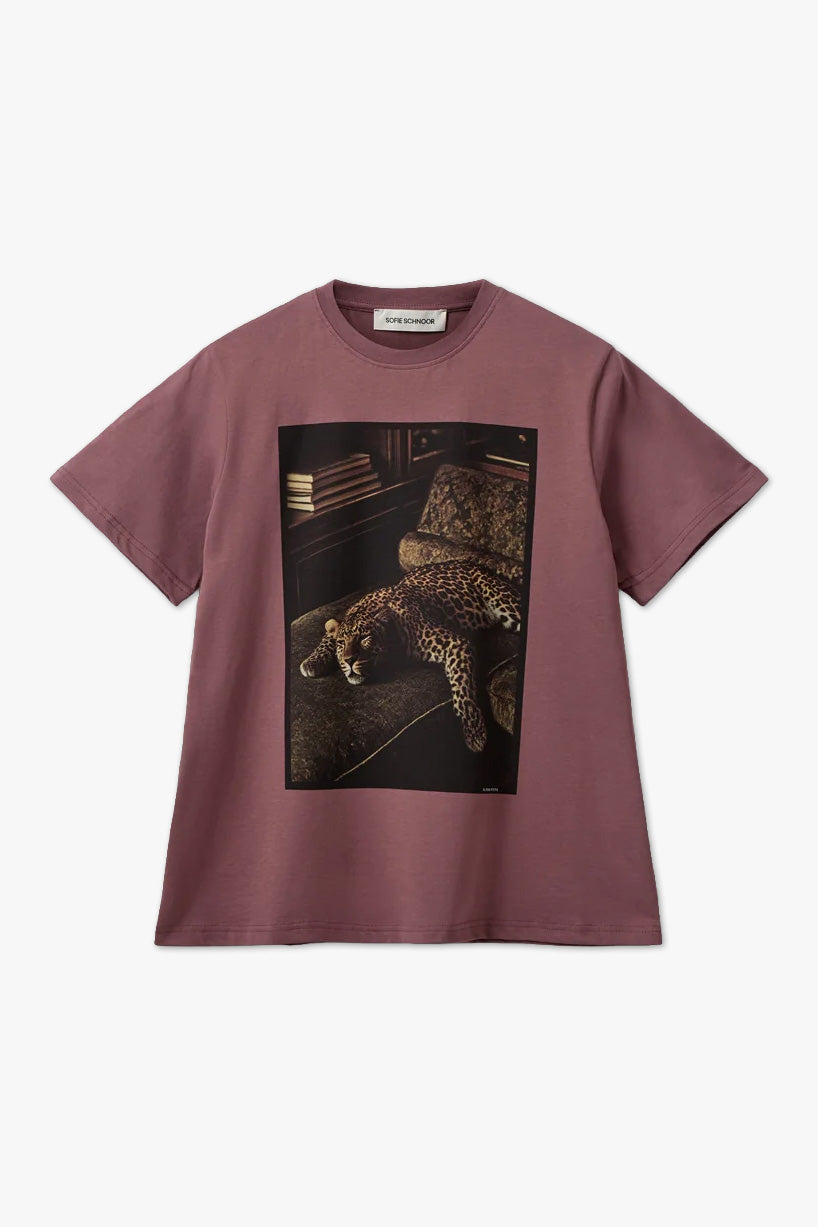River Leo Boxy T-Shirt Dusty Plum