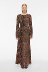Rousari LS Maxi Dress Chicory Coffee