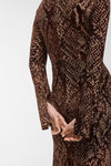 Rousari LS Maxi Dress Chicory Coffee