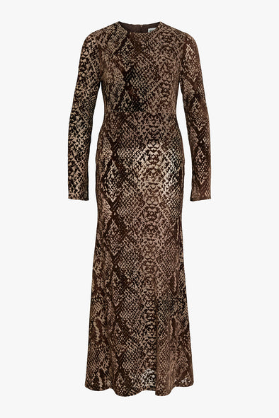 Rousari LS Maxi Dress Chicory Coffee