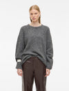 Haven LS Knit Dark Grey Melange