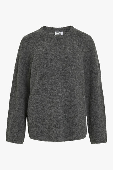Haven LS Knit Dark Grey Melange