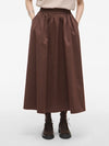 Detta Ankle Skirt Chicory Coffee