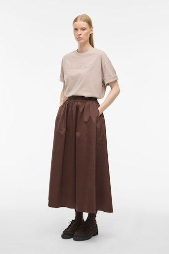 Detta Ankle Skirt Chicory Coffee