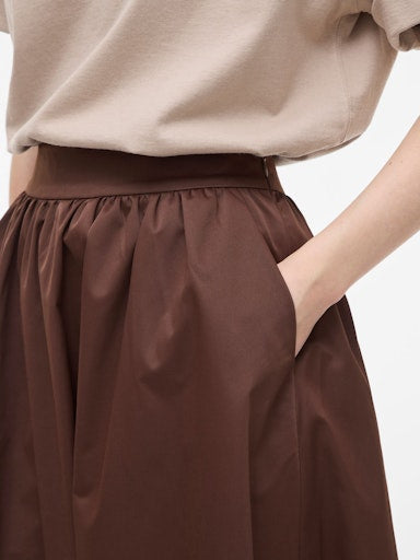 Detta Ankle Skirt Chicory Coffee