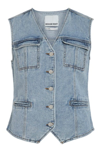 Jolie Denim Waistcoat