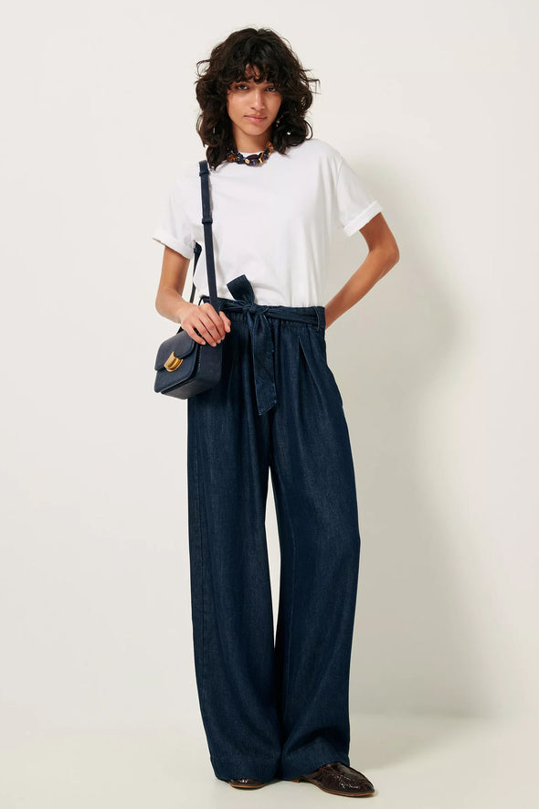 Rinim Trousers Denim Blue