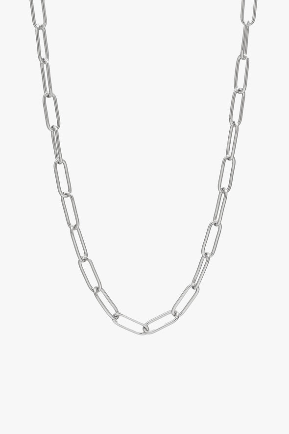 Rana Big Chain Necklace Silver