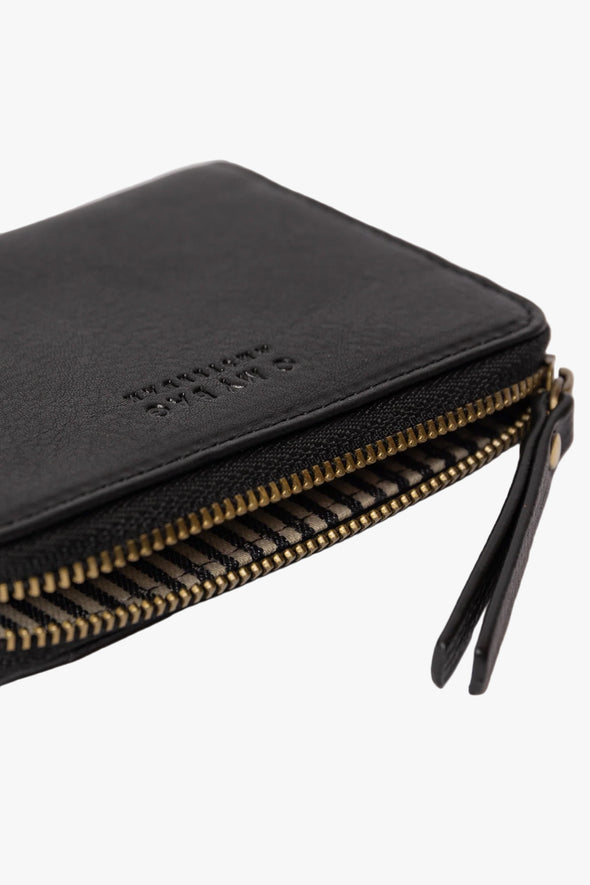 Robbie Wallet Black Soft Grain Leather