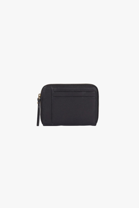 Robbie Wallet Black Soft Grain Leather