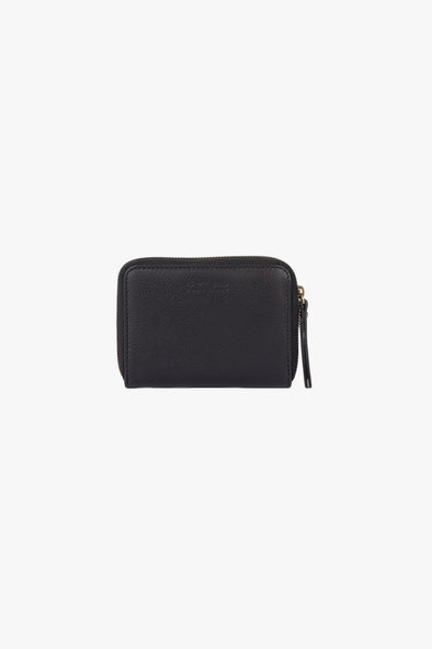 Robbie Wallet Black Soft Grain Leather